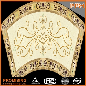 Cream Marfil ,Egyptian Sunny,Dark Emperador Elegant Waterjet Inlay Medallions//Patterns/Border/Customized/New Design/Best Quality/Wall Covering/Interior Decoration/