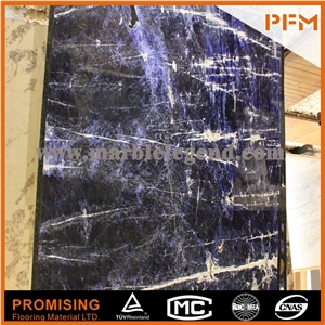 Elegant/Luxury/Backlit/Transparent Sodalite Blue Jasper Semiprecious Stone/Gemstone/Composited Slabs/Tiles/Wall Covering/Interior Decoration for Kitchen/Background/Counter Top/Wholesaler