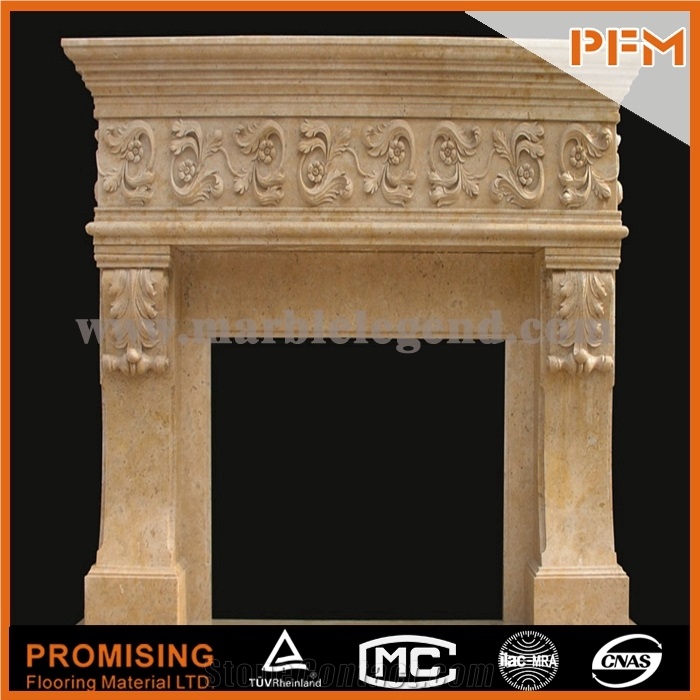 New Design / Western / European Customized Figure / Imperial Beige Marble/ Hand Carving Sculptured