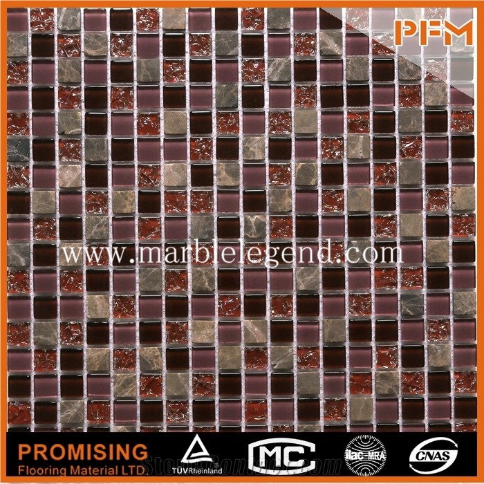 The Best Quality Most Beautiful Glass Mosaic for Bathroom and Swimming Pool Decoration ,For Mosaic Pattern
