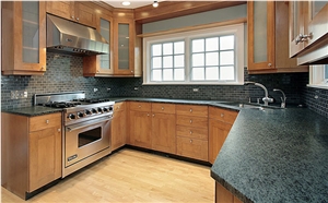 Silver Sea Green Granite Kitchen Countertops
