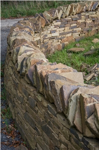 Half Round Sawn Yorkstone Wall Copings