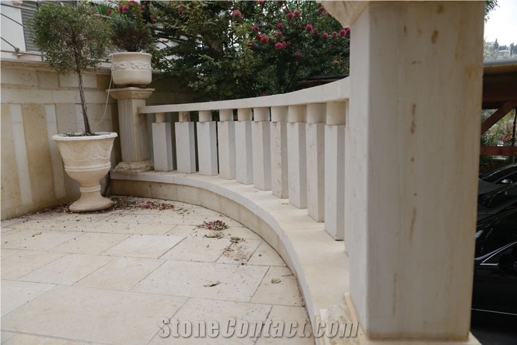 Hebron Bone Limestone Balustrades