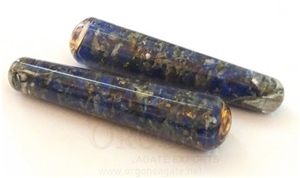Lapis Lazuli Orgone Smooth Massage Wands Orgonite-Orgone Energy Lapis Lazuli Wands Agate Orgonite Exports