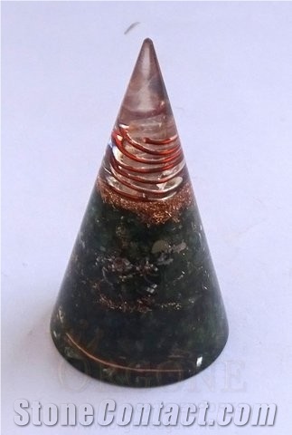 Malachite Orgonite Cone Orgone-Orgone Energy Antenna Supplier-Wholesale-Manufacturer-Exporter