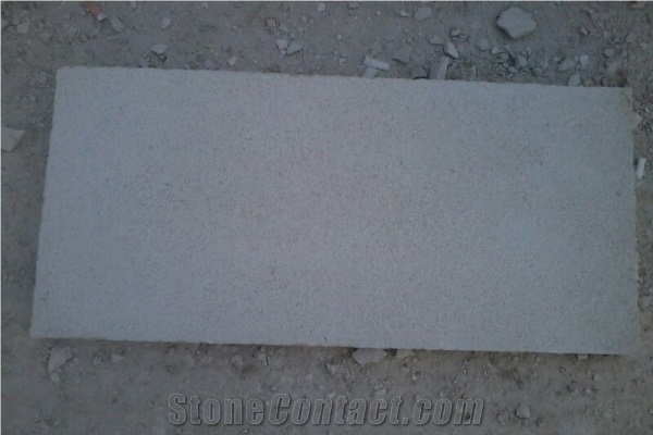 Limestone White Bushammered