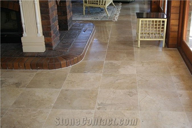 Polished Marble Floor Tiles