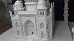 White Inlay Taj Mahal from India