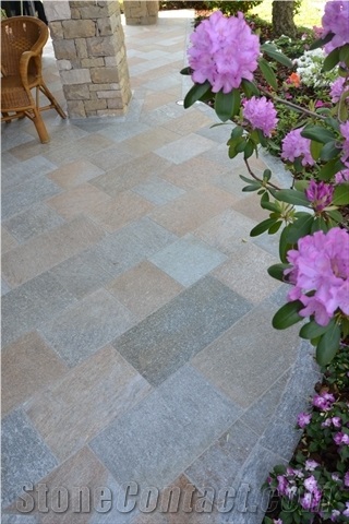 Luserna Stone Mixed Color Floor Tiles And Slabs