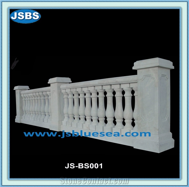 Stone Balustrade, White Marble Balustrade & Railings