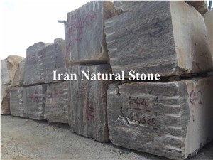 Silver Travertine Blocks, Grey Iran Travertine Blocks