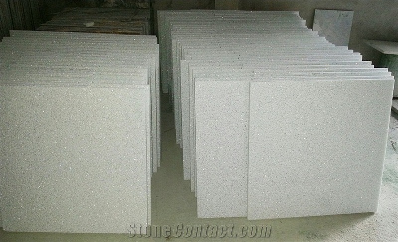 Crystal White Marble Bush Hammered Walling Tiles, Decorative, Cheap Price