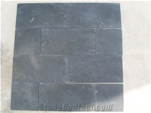 China Black Limestone Tiles, China Shandong Laizhou Limestone Slab, Cladding Tile, Floor Tile, Limestone Slab, Kerbstone, Step and Riser, Paver