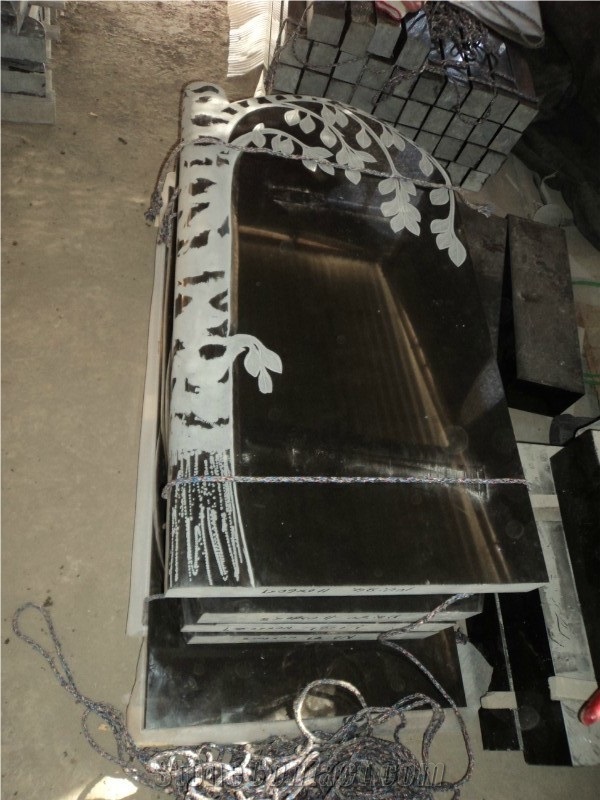 China Black Monument ,Absolute Black Tombstone,Black Granite Headstone ,Black Granite Slab