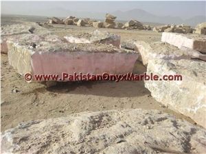 Pink Onyx Blocks, Afghanistan Pink Onyx