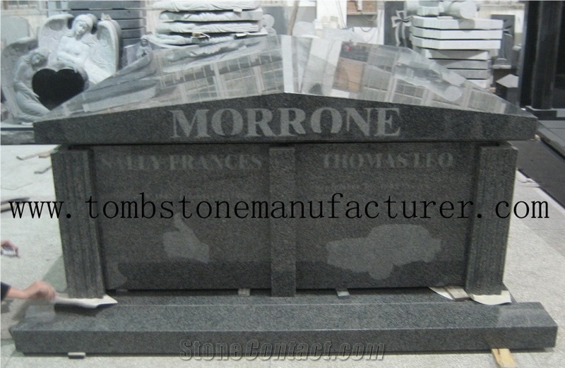 Grey Granite Mausoleum