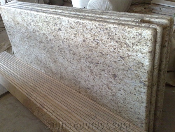 Venetian Gold Granite Kitchen and Bathroom Countertops, Venetian Gold Granite Slabs for Yellow Granite Countertops