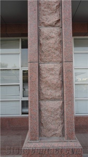 China Red Maple Granite Split Face for Wall Pane/China Granite/Red Granite/Pink Granite/Red Tiles/Red Slabsl