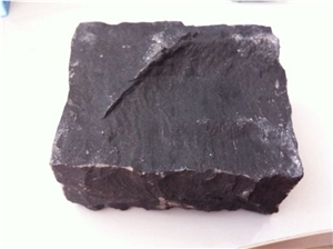 Dark Basalt G778 Cube Stone, Black Basalt Cobble Stone Pavers,Exterior Stone Garden Floor Paving