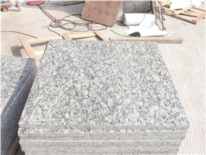 Spray Sea Waves Grey Polished China Grey Granite Tiles,Machine Cutting Panel for Flooring Paving,Garden Stepping