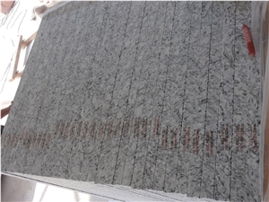 Spray Sea Waves Grey Polished China Grey Granite Tiles,Machine Cutting Panel for Flooring Paving,Garden Stepping