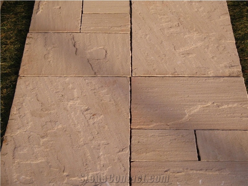 Dholpur Beige Sandstone Tiles & Slabs, Indian Beige Sandstone