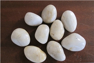 White Pebbles 3~5cm, White Granite Pebble & Gravel