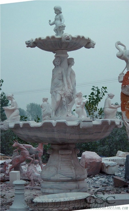 Marble Fountain,Human Sculptured Fountains