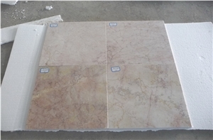 China Popular Cheap Red Cream Rose Beige Polished Marble Floor Wall Tiles/Slabs, Natural Building Stone for Interior Decoration Use, with Red Veins/Lines Pattern, Covering, Skirting