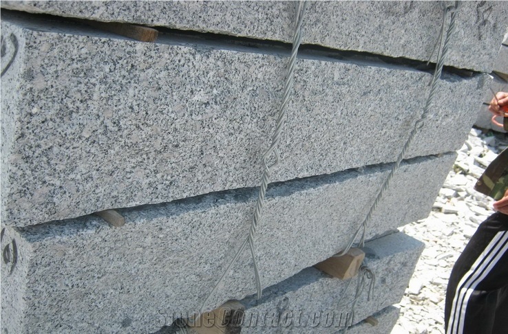 Chinese Granite Curbstones G341 Grey Granite Kerbstone Natural Spilt