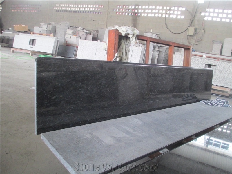 Polished Butterfly Orchid Blue Granite Slabs & Tiles