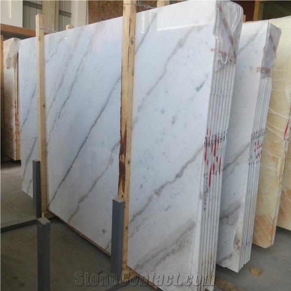 Athens White Marble Slabs/Tile,Wall Cladding/Cut-To-Size for Floor Covering,Interior Decoration Indoor Metope, Stage Face Plate, Outdoor Metope, Ground Outdoor