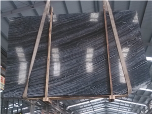 China Black Ancient Wood Marble Slabs&Tiles