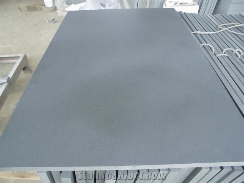 China Cheapest Grey Basalt Honed Tiles&Slabs,Walling & Flooring Cladding Slabs & Tiles