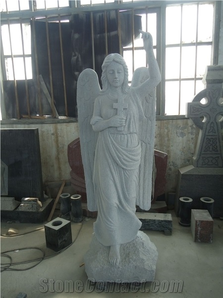 Figure Carving Human Memorial Sculptures, Western Figure, Granite Figure Statue
