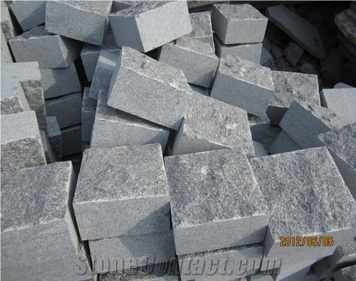 G343 Cobble Stone,China Grey Granite