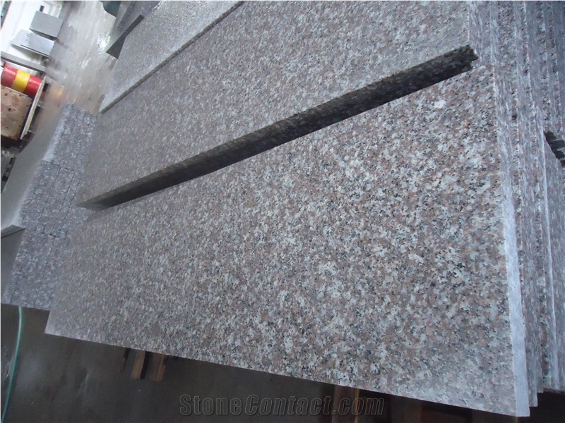 G664 Pink Granite Stairs & Steps, China Natural Stone Grey Granite Stairs & Steps