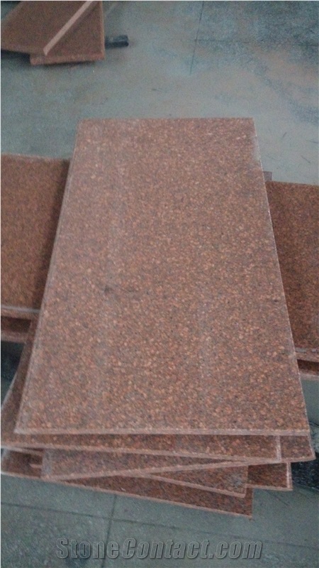 G683 Slab & Tiles & Skirting,China Red Granite