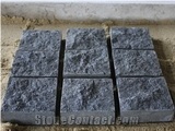 G684 Black Basalt Cobble Stone,China Black Basalt Cube Stone