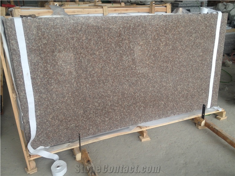 G687 Granite Slabs & Tiles, China Red Pink Granite for Wall Covering