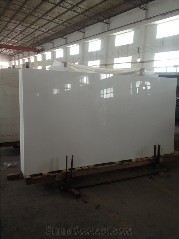 Pure White Crystallized Glass Stone Nanoglass Stone Slabs/Tile,Wall Cladding/Cut-To-Size for Floor Covering,Interior Decoration Indoor Metope, Stage Face Plate, Outdoor Metope, Ground Outdoor