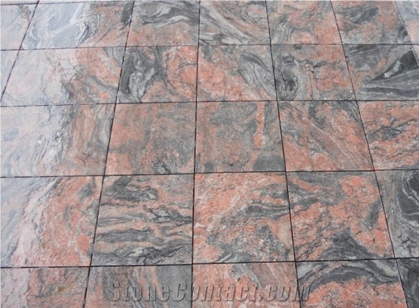 Red Multicolor Slab & Tiles,China Red Granite