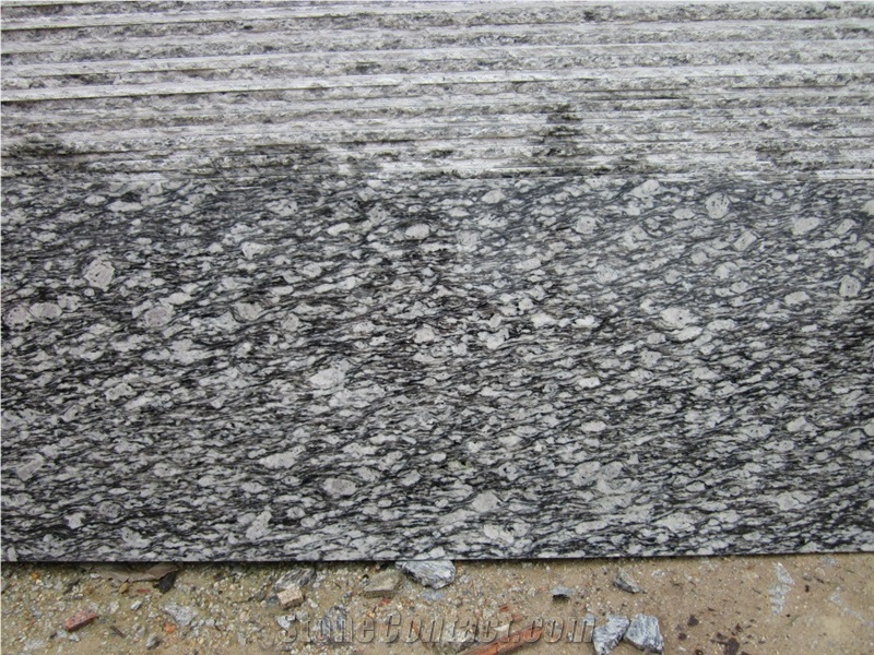 Spary White Slab & Tiles ,China White Granite