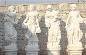 Western Statues,Humans Stone Sculptures,Woman Carving Sculptures