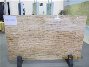 China Marble Beige Travertine Tiles and Slabs, China Yellow Beige Traverine Slabs