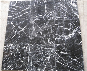 China Marquina Marble,China Nero Marquina,Negro Bilbao,China Black and White Marble, China Black Marble Slab&Tile, Floor & Wall Tile, Flooring Tile