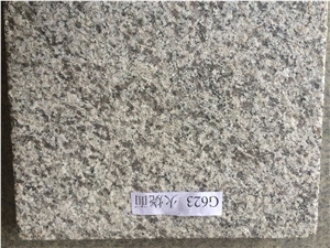 Fujian,China G623 Flamed and Brush Hammered Granite for Indoor and Outdoor Ground.