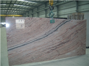 Illusion Red Granite Slab