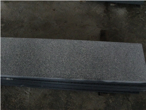 Sesame Black G654 Top Surface Flamed& Medium Brushed,Black Granite,Wall Paver,Granite Tile,Granite Cut to Size Flooring