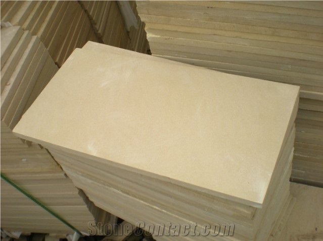 Beige Sandstone Tile,Cream Sandstone Wall Tile,Honed Beige Sandstone